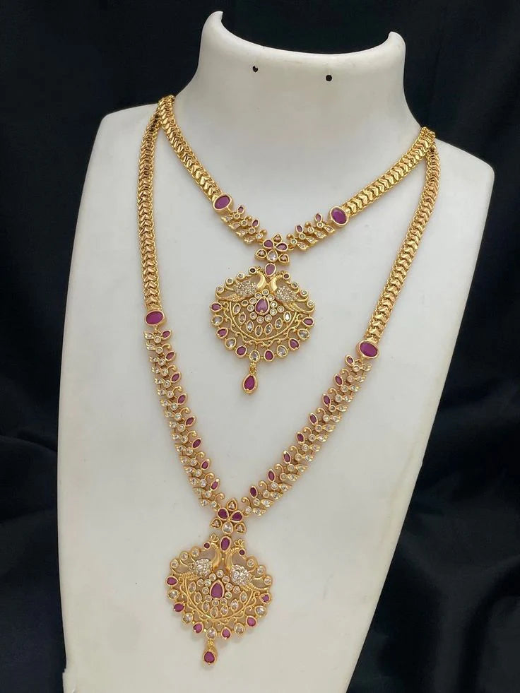 Gold Shine Necklace Set