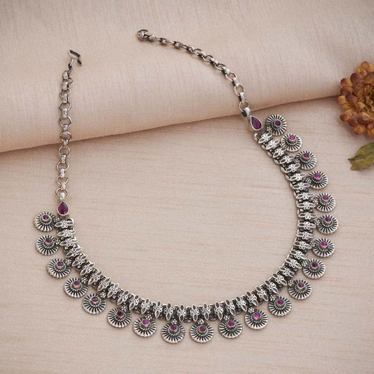 Silver Necklace  1378